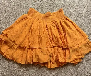 Forever 21 Yellow Flare Skort  thumbnail 1