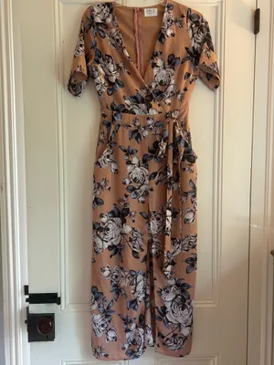Sienna Sky Floral Dress Maxi thumbnail 3