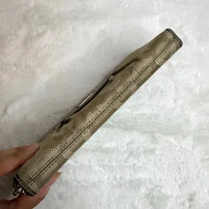 COACH Signature Canvas Zip Around Wallet thumbnail 3