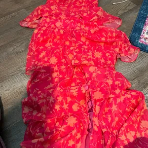 Amanda Uprichard Thaddea Maxi Dress ‎ Pink Floral Women's Dress thumbnail 10