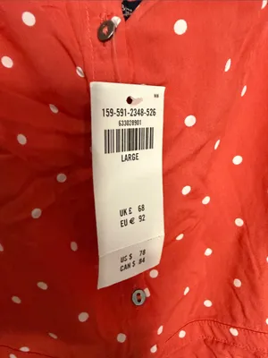 NWT Abercrombie maxi dress Coral Large thumbnail 7