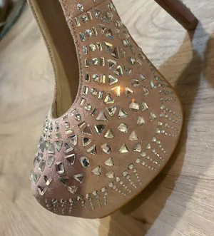 Chinese Laundry Elise sparkle platform heels with silver rhinestone 6 thumbnail 8