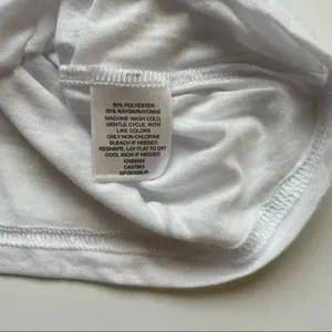 BP. White Short Sleeve T-Shirt V-Neck Size Large NWOT thumbnail 6