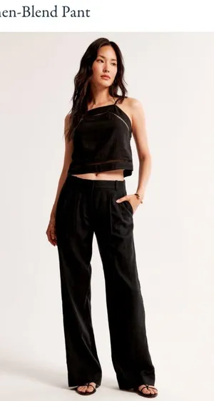 Abercrombie and Finch black pants thumbnail 5