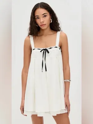 REFORMATION NWT Shai White Mini Dress 4 thumbnail 2