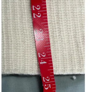 Theory Womens Wool Cashmere Ribbed Knit Crewneck Sweater‎ Cream Ivory Size M thumbnail 6