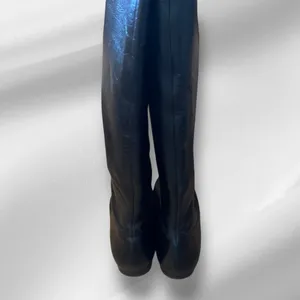 Enzo‎ Angiolini Black Leather Tall Boots thumbnail 4