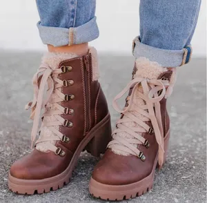 Soda Coganic Sherpa lug Sole Bootie thumbnail 1