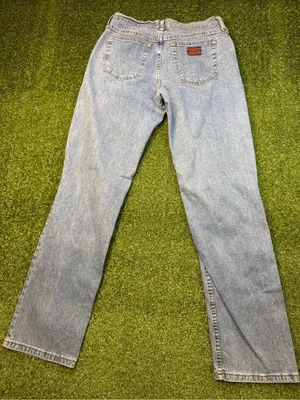 Vintage Wrangler 20X Tulsa Low Rise Slim Fit Mom Jean Light Wash‎ 90's WTS25SL thumbnail 8