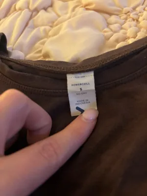 Old Navy Active Brown Crossover Athletic Shirt thumbnail 2