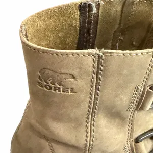 Sorel Joan Of Arctic Wedge Boots Womens‎ 8 Ash Brown Waterproof Chunky Lug Sole thumbnail 5