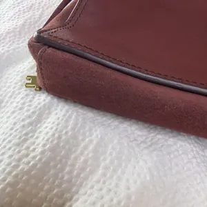 Fossil Emma Burgundy Leather/suede Crossbody Bag Purse thumbnail 2