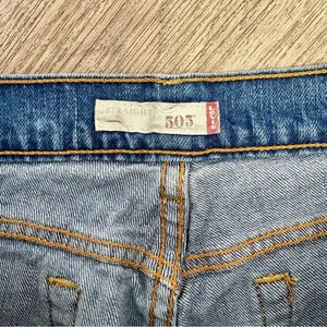 Levis 505 Straight Leg Jeans G4 thumbnail 4