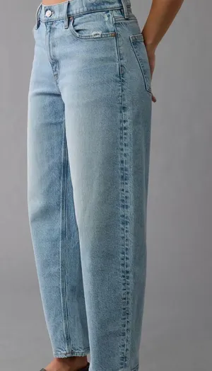 American Eagle Baggy Jean 6 Short Vintage Light Wash thumbnail 1