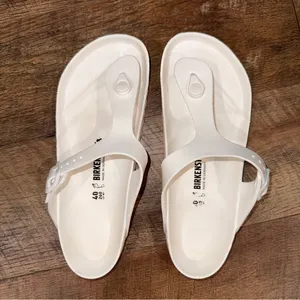 Birkenstock Gizeh Essentials Eva Women's Classic White Sandals thumbnail 2