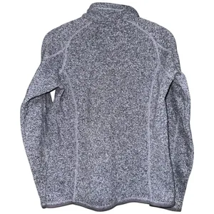 Patagonia Women’s Size M Heather Gray Quarter Zip Pullover Better Sweater thumbnail 3