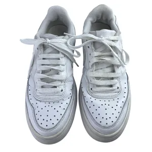 Nike Court Vision Alta Womens White Leather Platform Trainers Sneakes Shoes 8.5 thumbnail 2