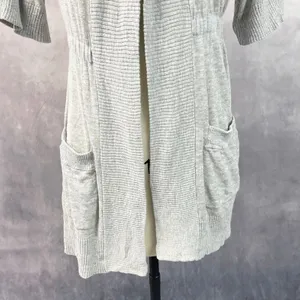 Abercrombie And Fitch Womens Cardigan Size M Preppy Coastal Clean Girl Minimal thumbnail 5