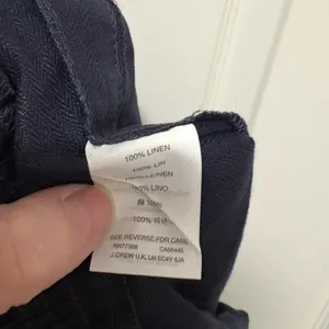 *J. Crew Women's Navy 100% Linen Size Small Summer Shorts thumbnail 3