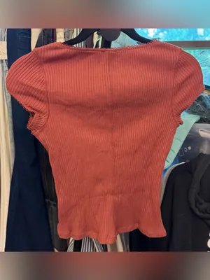 NWT Free People FP Intimately Most Wanted Cardi - Rust Terracotta - XS thumbnail 12