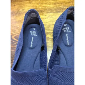 Time And Tru Navy Blue Knit Loafer‎ Flat Size 10 thumbnail 4