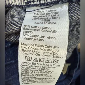 Madewell The Denim Pull-On Wide-Leg Pant Size 30 EUC thumbnail 8