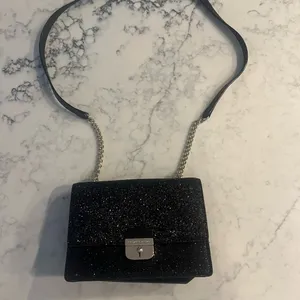 Kate Spade Sunset Lane Eden in Black Glitter Crossbody Purse $249 thumbnail 7