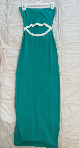 Morning Mist Hello Molly My Sunrise Midi Dress in Green thumbnail 2