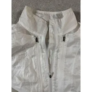 Athleta White Windbreaker 3-In-1 Vest Jacket Mesh‎ Combo Women's Size xS thumbnail 2
