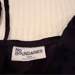 No Boundaries Y2K Black Lace Mesh Lettuce Trim Floral Velvet Women's Cami Size M thumbnail 7