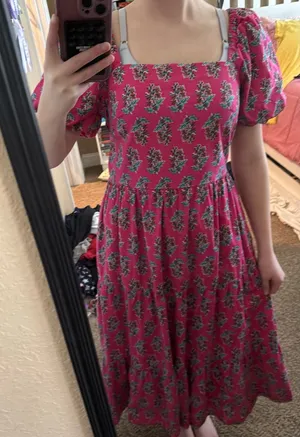 J.Crew Tiered Midi Dress thumbnail 1