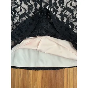 Express Black Lace Corset Bustier Top Strapless Goth Y2K Coquette Sizw S thumbnail 5