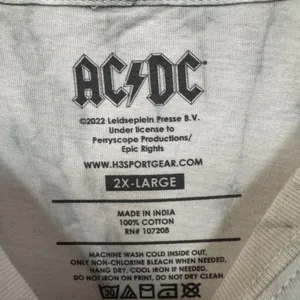 AC/DC Bedazzled Spell Out Logo Hard Rock Band Tie Dye 2X thumbnail 4