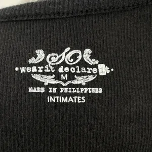 Basic Y2K Black Beater Tank 00s Ribbed Cotton Solid Layering Minimal Masc Size M Size M thumbnail 5