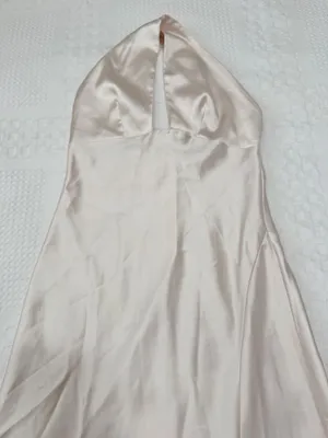 Off white silky dress Size XS thumbnail 10