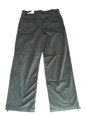 American Eagle Stretch High Waist Stovepipe Pants Womens Size Reg Gray Black NEW thumbnail 2