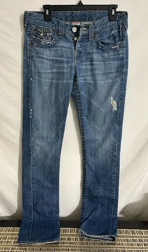 True Religion Blue Straight Legged Jeans‎ thumbnail 1