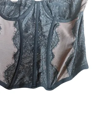 Urban Outfitters Out From Under Modern Love Corset Top Shirt Blouse Size Small thumbnail 5