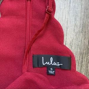 Lulu's Wine Red Endlessly Endearing Cocktail Dress thumbnail 9