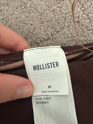 Hollister Callie Reversible Knit Shortie Shorts - Brown thumbnail 4