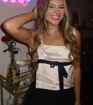 Edikted Satin Bow Top  thumbnail 2
