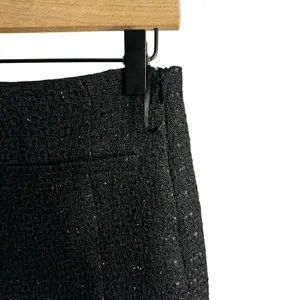 Zara Tweed Textured Mini Skirt Black Size Medium 4661/407/800 NWT Cottagecore‎ thumbnail 8