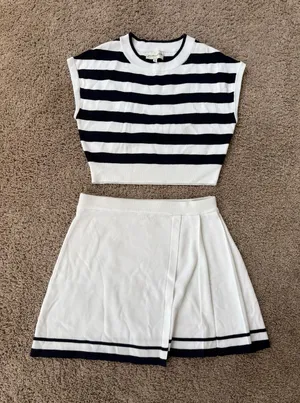 Sweater set White Size M thumbnail 1