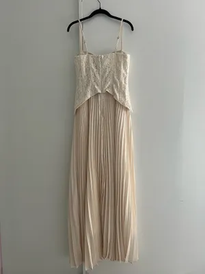 Daniella Lace Corset Pleated Maxi Dress thumbnail 2
