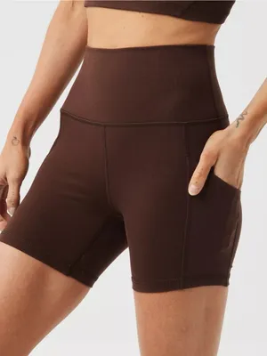 OFFLINE By Aerie The Hugger High Waisted Pocket Bike Short 5” thumbnail 1