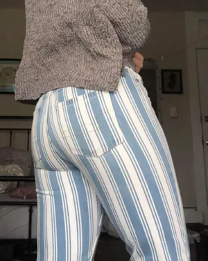 American Eagle striped jeans thumbnail 4