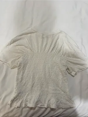 Aerie Smocked T-Shirt thumbnail 5