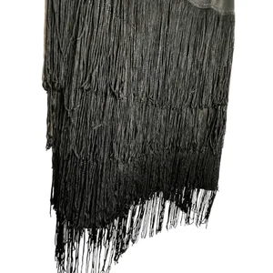 Forever‎ 21 Black Top With Layered Fringe thumbnail 4