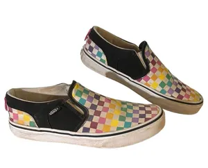 Vans Sneakers Checkerboard Slip On Pride Rainbow Skater thumbnail 10