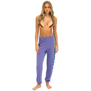 Aviator Nation Logo 2 Sweatpants Lavendar Purple XS Flawed thumbnail 3